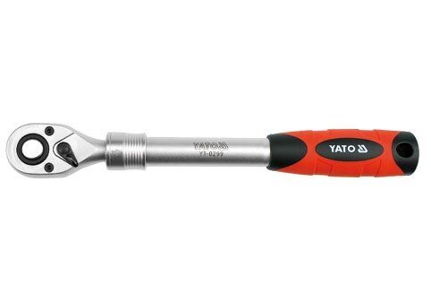 Трещатка Yato 1/2", 72T, 305-445 мм, телескопическая ручка