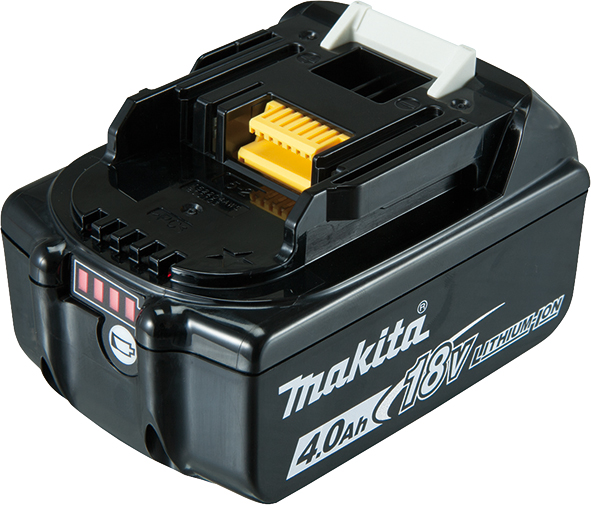 Аккумуляторная батарея Makita LXT BL1840B, 18В, 4,0Аг, индикация разряда