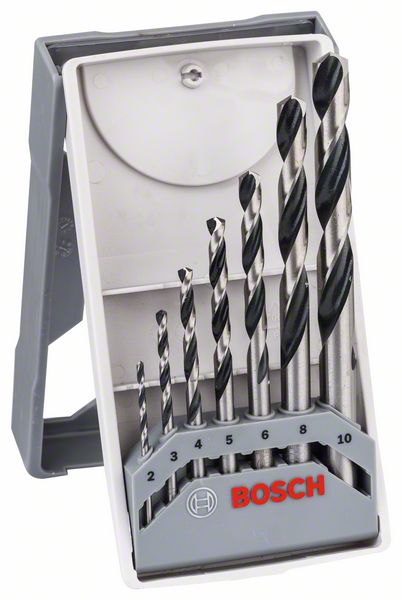 Набор сверл Bosch по металлу HSS PointTeQ, Ø2-10м, 7шт, Mini X-Line