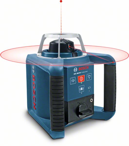 Ротационный лазерный нивелир Bosch GLR 300 HV Set