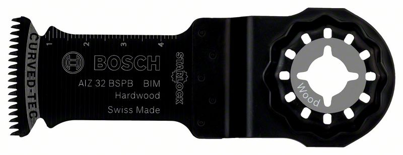 Полотно пильное Bosch Starlock Hard Wood BIM AIZ 32 BSPB, 50 × 32мм
