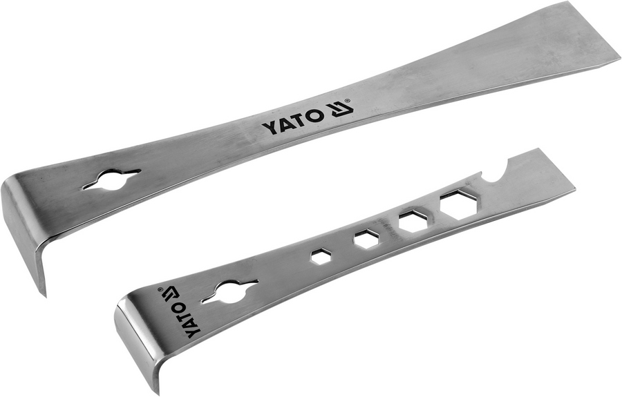 Скребки L-образные Yato, 235×40×40мм и 170×32×25мм, 2,5мм, 2шт.