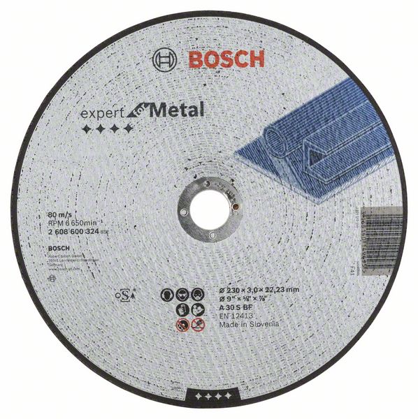 Круг відрізний Bosch Expert for Metal Ø230×3,0×22,23мм