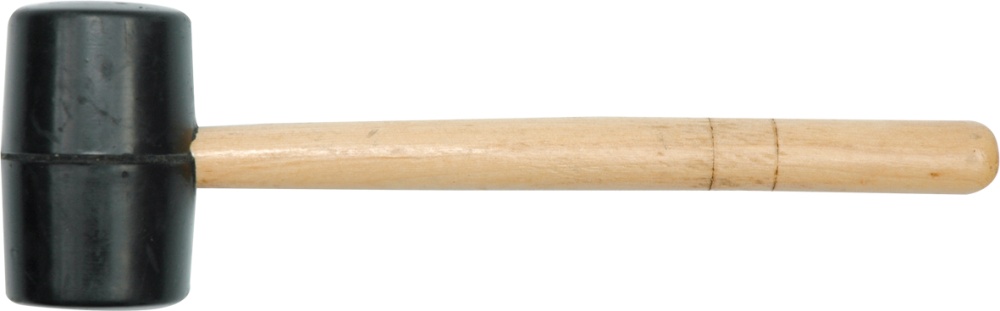 Киянка гумова Vorel  Ø70 мм, дерев’яна ручка