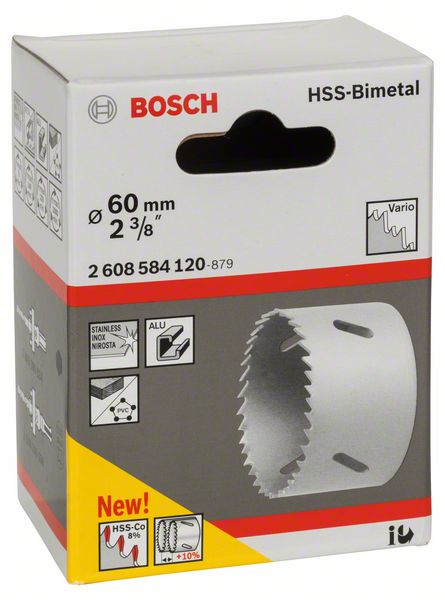 Коронка Bosch Standard НSS-Bimetal, Ø 60мм