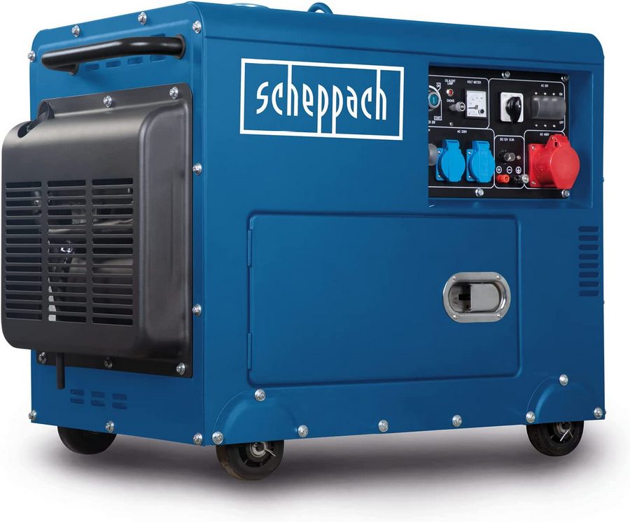 Генератор дизельний Scheppach SG5200D, 5,0 кВт