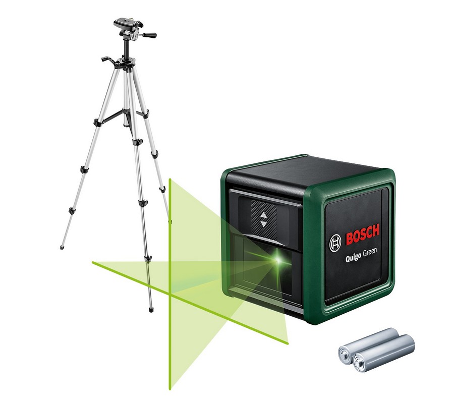 Нивелир линейный лазерный Bosch Quigo Green Set