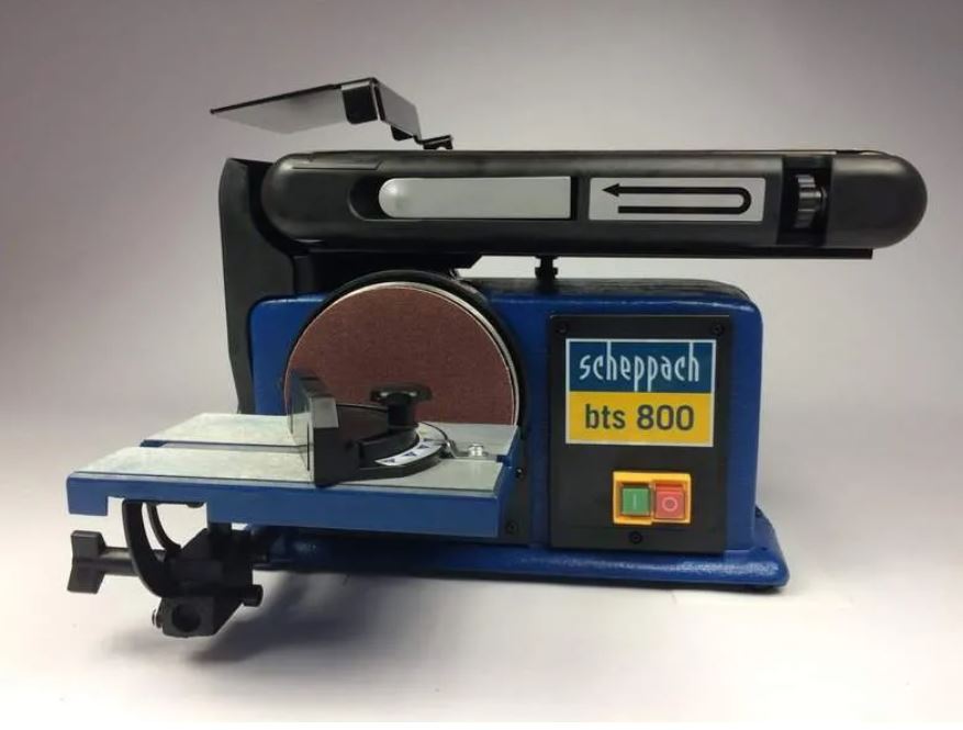 Шлифовальный ленточно-дисковый станок Scheppach BTS 800, Ø150 мм, 915×100 мм