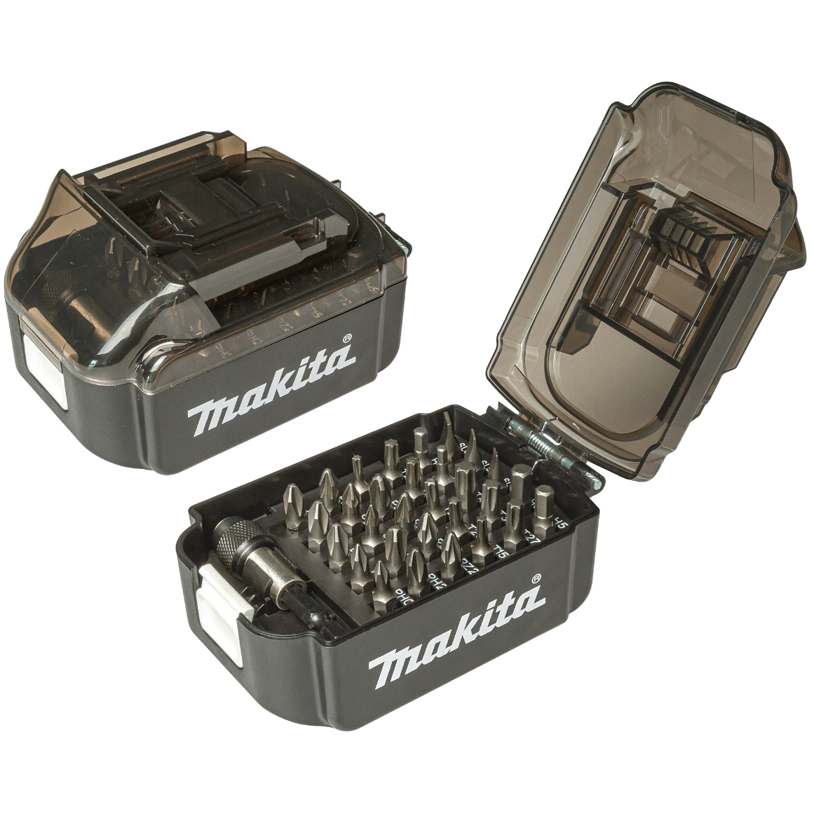 Набор битов Makita, 31 шт футляр в форме батареи LXT