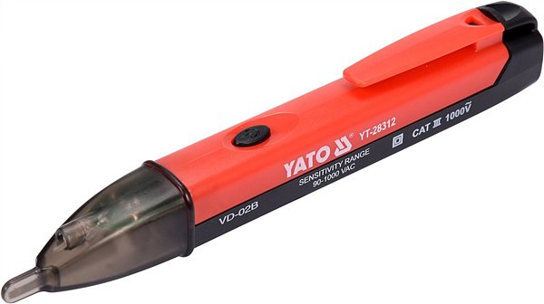 Индикатор напряжения Yato контрольный, 90-1000В, SL 4,5мм
